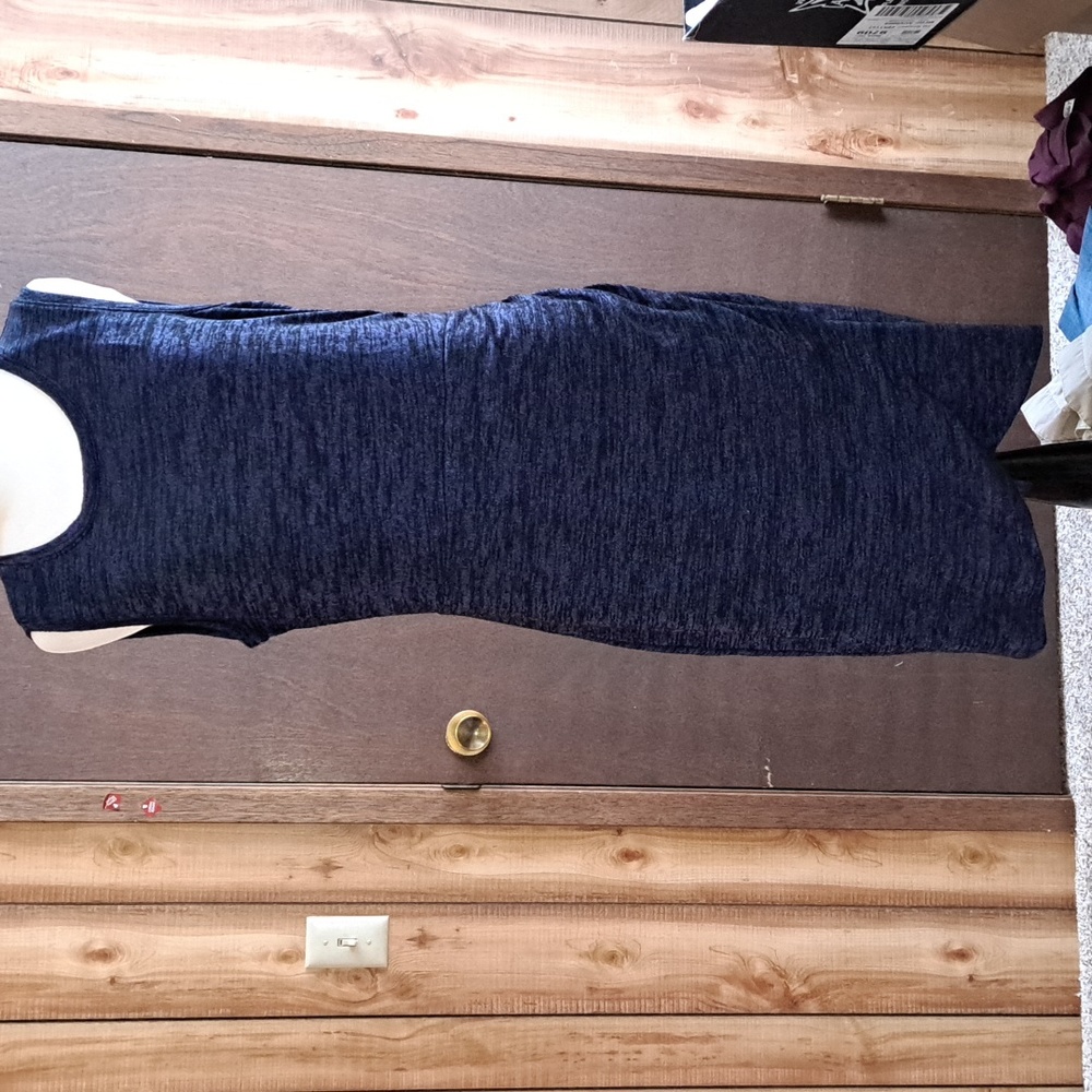Apt. 9,  blue/black heathered dress. Size large